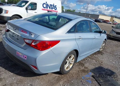 2014 Hyundai Sonata Gls из США, поврежденный, VIN 5NPEB4AC8EH823916